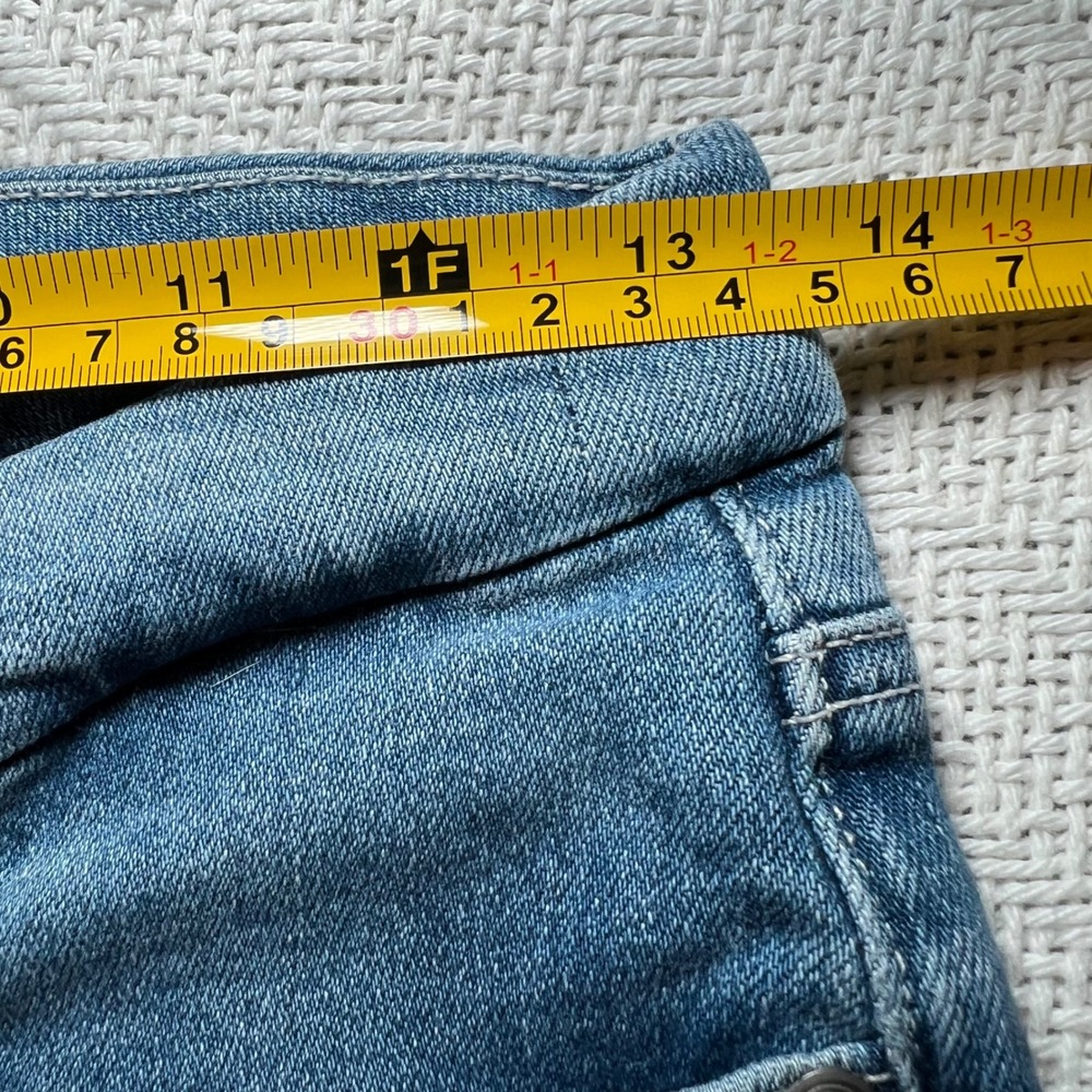 Good American Good Legs Flare Jeans Blue Denim Size 4/27 High Rise Bootcut - Picture 8 of 11